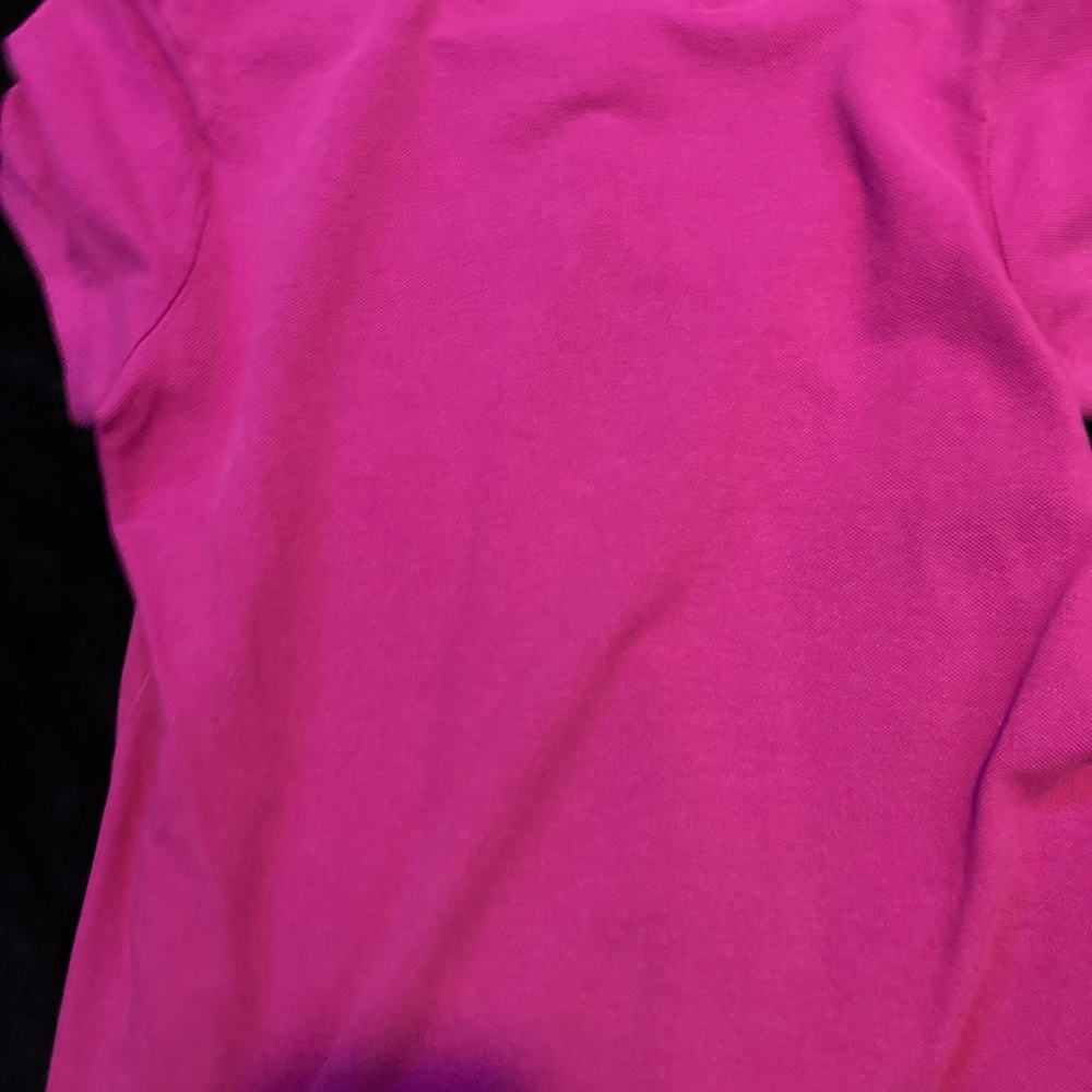 Magenta/hot pink polo (fake) shirt